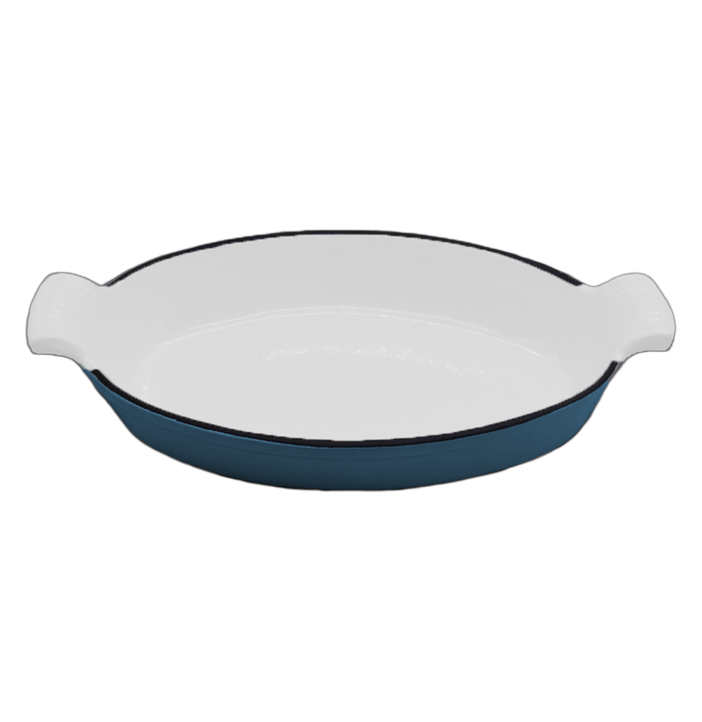 1QT Enameled Au Gratin