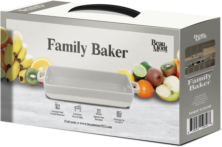 15.5in Heritage Rectangle Baker