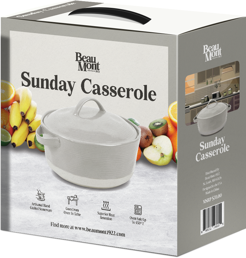 2QT Heritage Sunday Covered Casserole
